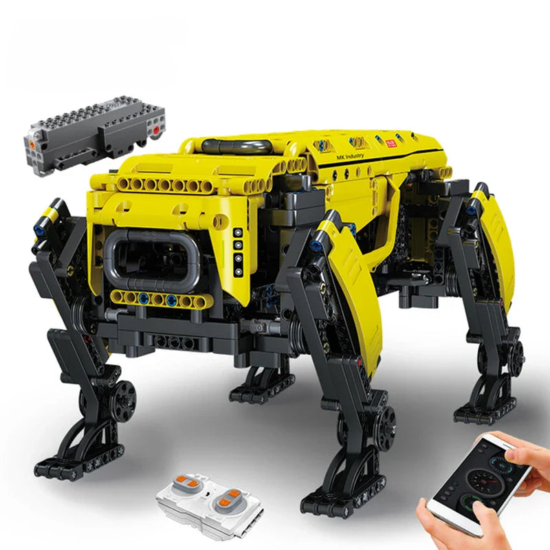 Technical Robot Toys the RC Motorized Boston Dynamics Big Dog Model Alphadog Building Blocks Bricks Toys for Kid Christmas Gifts